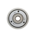 Motorcycle starting disc gear